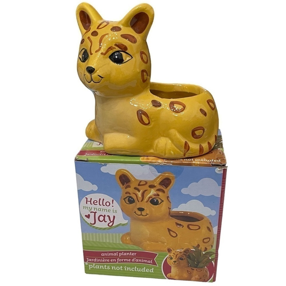 Jay the Jaguar Animal Succulent Planter